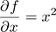 Partial derivative with the default slanted ∂ characters